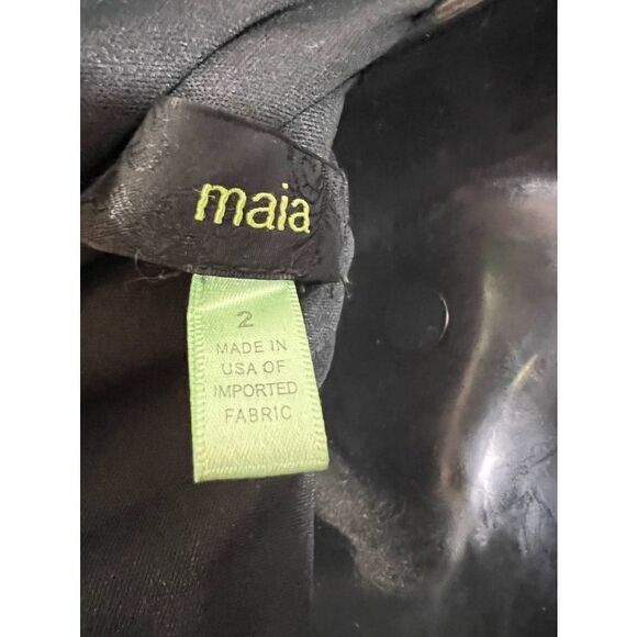 Maia Black Casual Dress size 2 - Picture 6 of 7